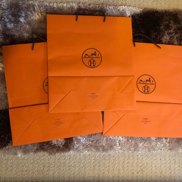 Hermes shopping bag, big paper bag 18.5”*16.5”*6.7” - Picture 1 of 1